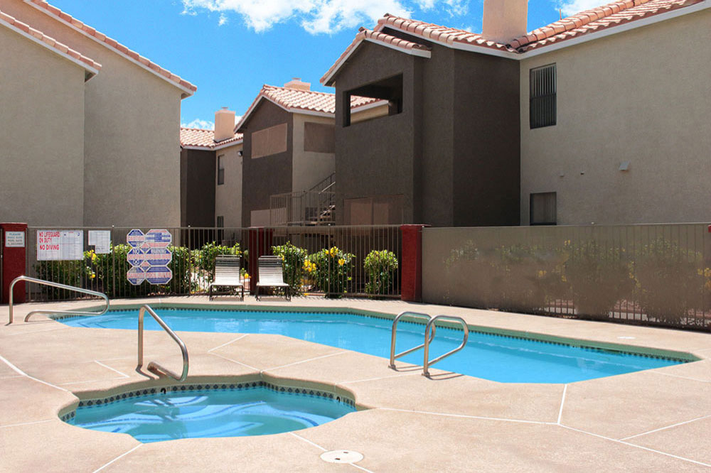 This image displayed is Pool area of the gallery photos for Mandalay Bay Apartments website