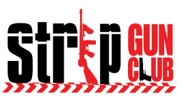 Design logo linked to Strip Gun Club website This image logo is used for Strip Gun Club link button