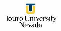 Design logo linked to Touro University Nevada website This image logo is used for Touro University Nevada link button